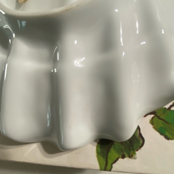 NWT 70’s vintage Mottahedeh shell dish NEVER USED In original Lord & Taylor box - Picture 10 of 16